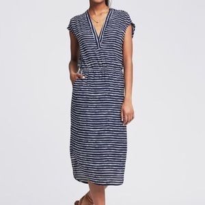 Banana Republic Striped Midi